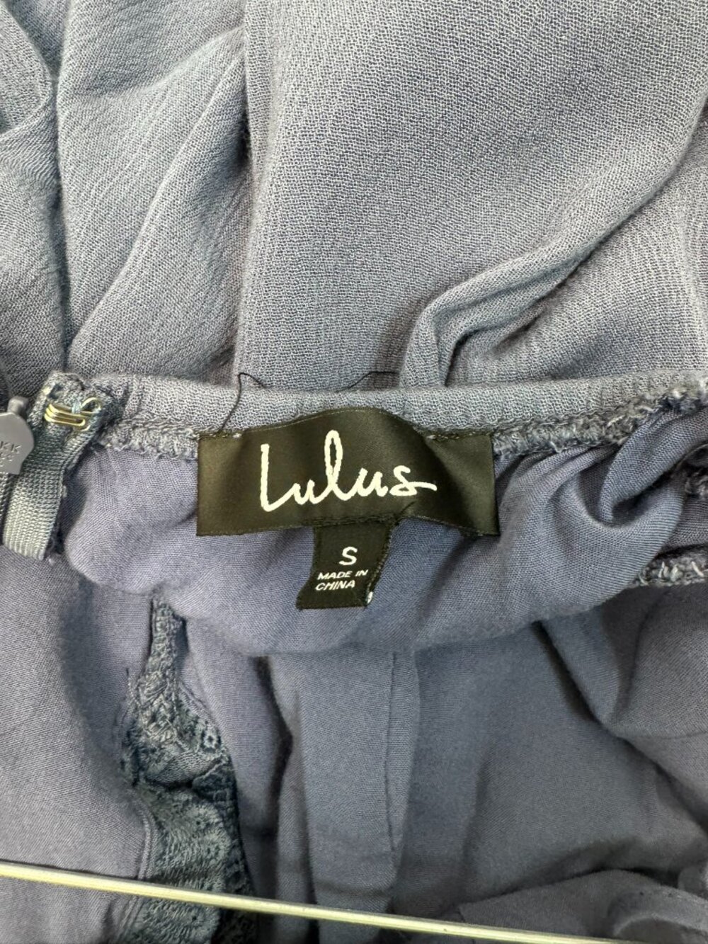 Lulus Blue Romper - Small - Picture 14 of 14